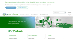 Desktop Screenshot of kpn-wholesale.com