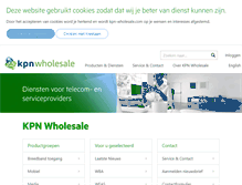 Tablet Screenshot of kpn-wholesale.com